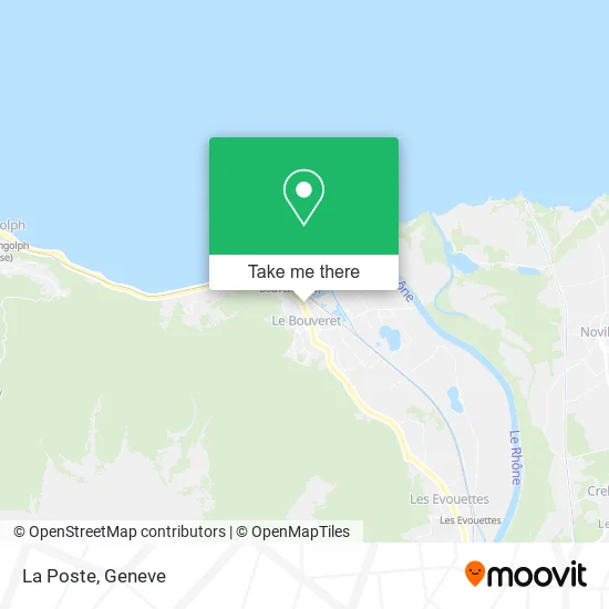 La Poste map