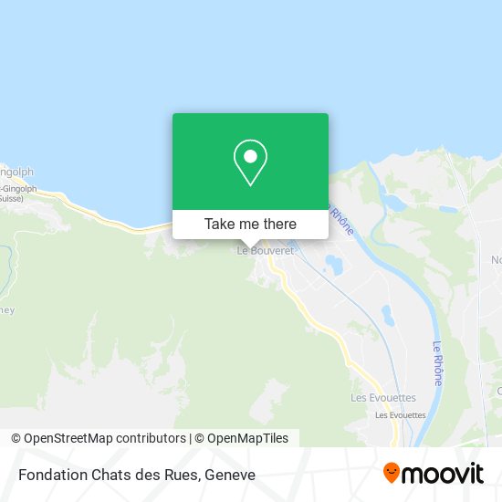 Fondation Chats des Rues map