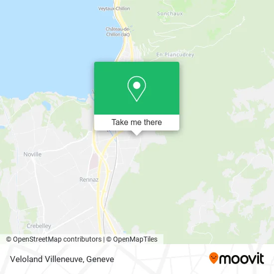Veloland Villeneuve map