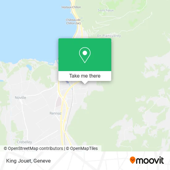 King Jouet map
