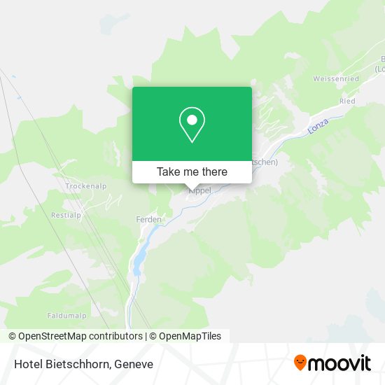 Hotel Bietschhorn map