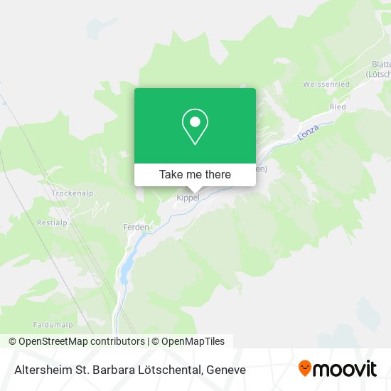 Altersheim St. Barbara Lötschental map