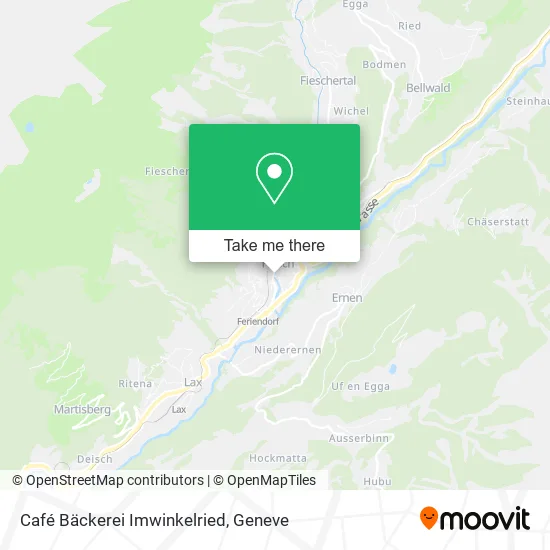 Café Bäckerei Imwinkelried map