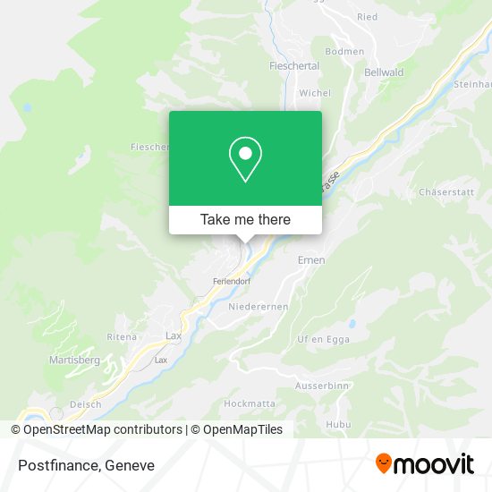 Postfinance map