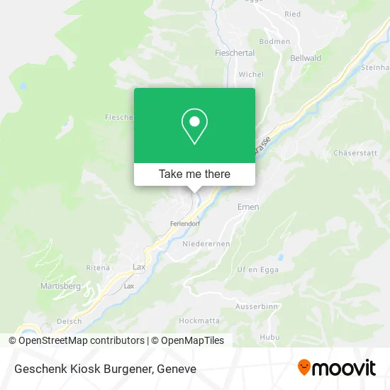 Geschenk Kiosk Burgener map