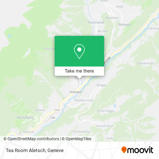 Tea Room Aletsch map