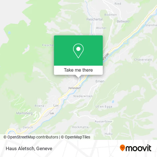 Haus Aletsch map