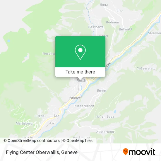Flying Center Oberwallis map