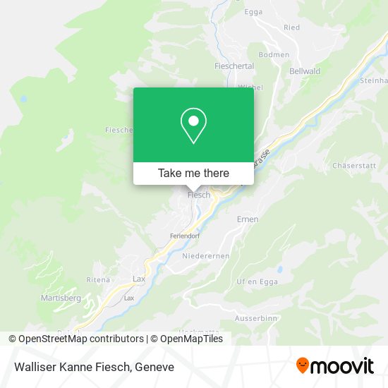 Walliser Kanne Fiesch map