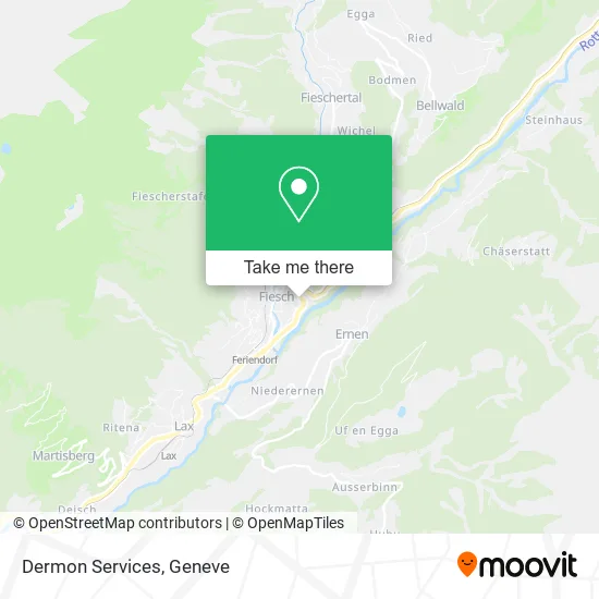 Dermon Services map