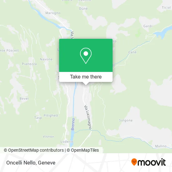 Oncelli Nello map
