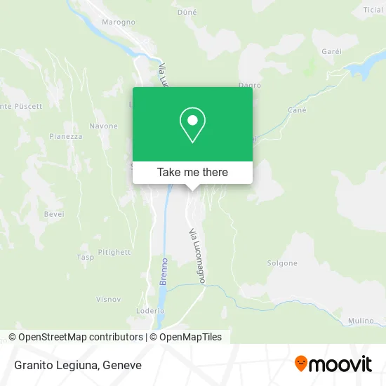Granito Legiuna map
