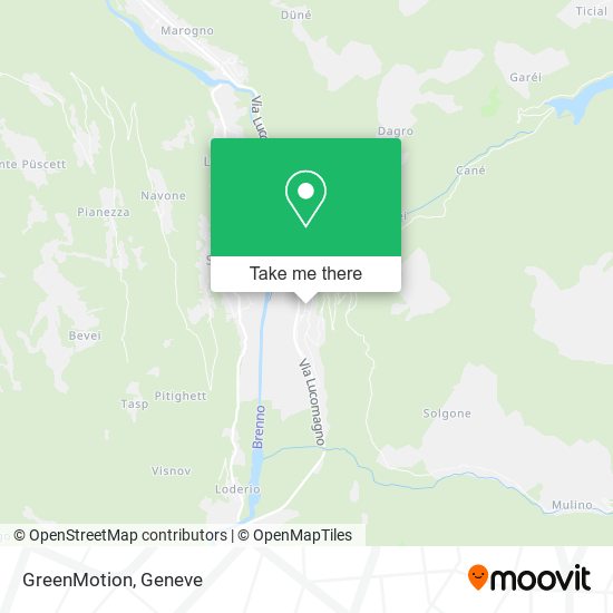 GreenMotion map