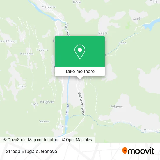 Strada Brugaio map