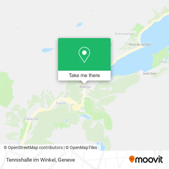 Tennishalle im Winkel map