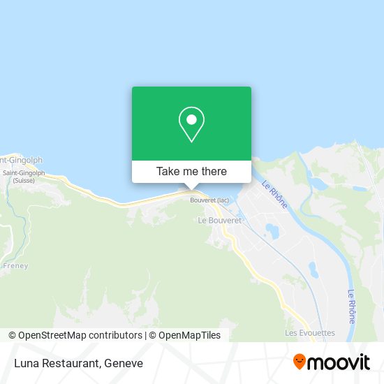 Luna Restaurant map