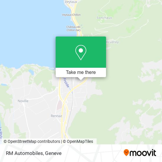 RM Automobiles map