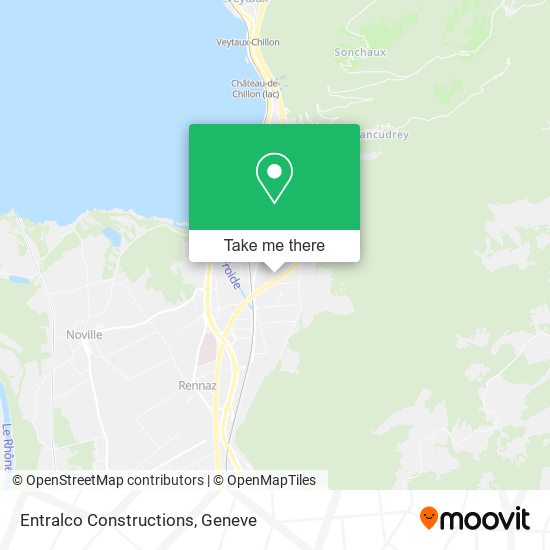 Entralco Constructions map