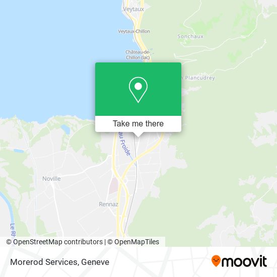 Morerod Services map