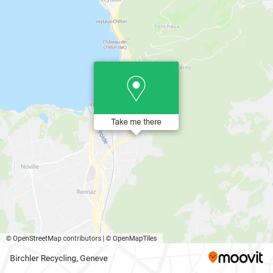 Birchler Recycling map