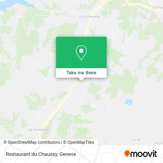 Restaurant du Chaussy map