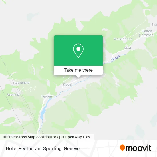 Hotel Restaurant Sporting map