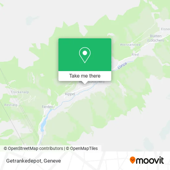Getrankedepot map