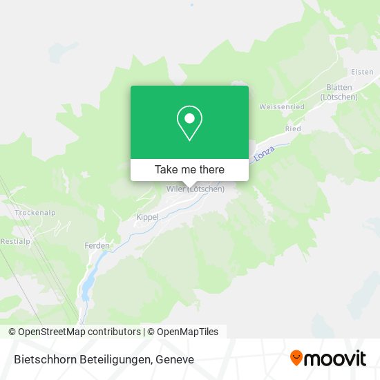 Bietschhorn Beteiligungen map