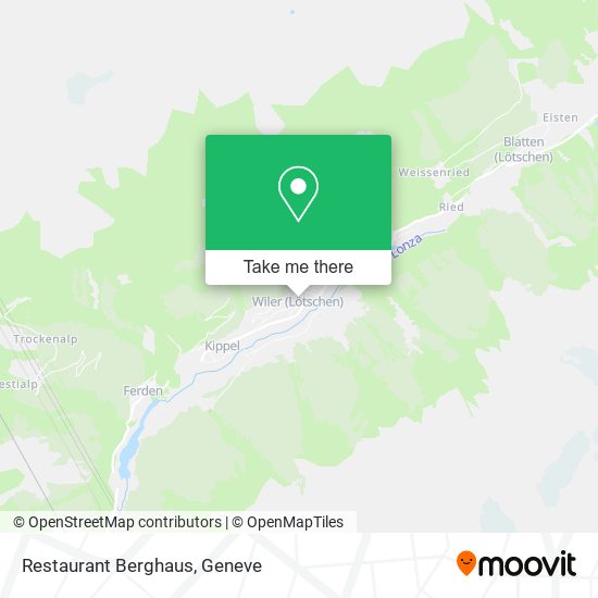 Restaurant Berghaus plan