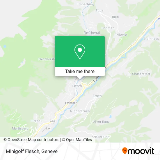 Minigolf Fiesch map