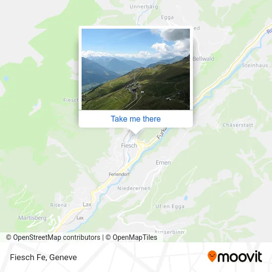 Fiesch Fe map