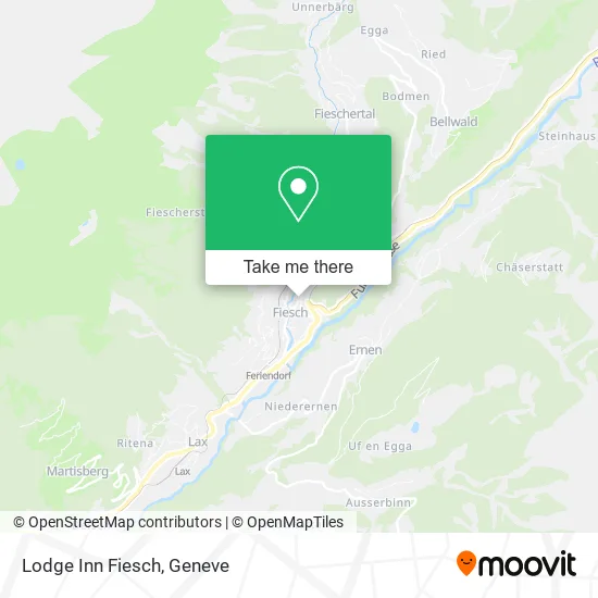 Lodge Inn Fiesch map