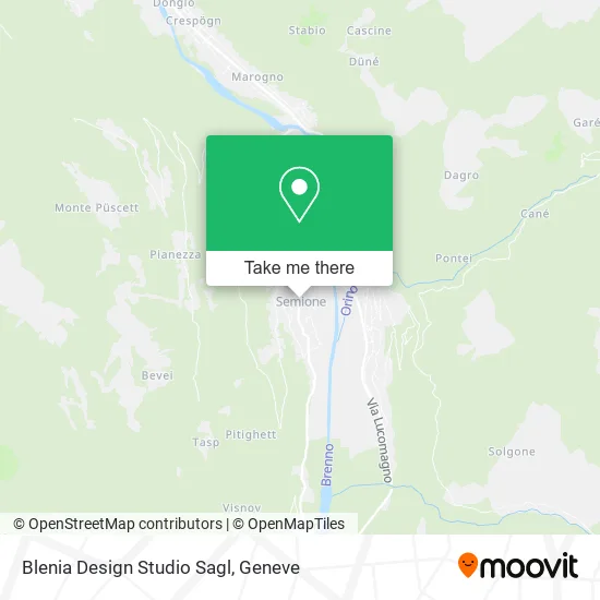 Blenia Design Studio Sagl map