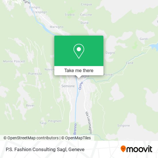 P.S. Fashion Consulting Sagl map