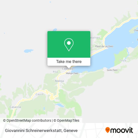 Giovannini Schreinerwerkstatt map