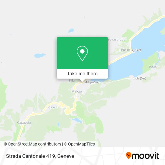 Strada Cantonale 419 map