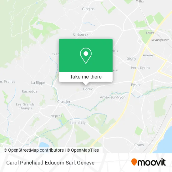 Carol Panchaud Educom Sàrl map