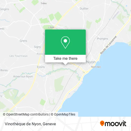 Vinothèque de Nyon map