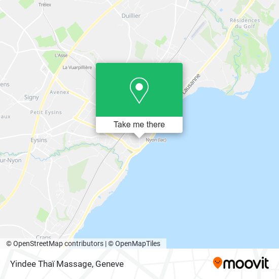 Yindee Thaï Massage map