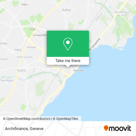 Archifinance map