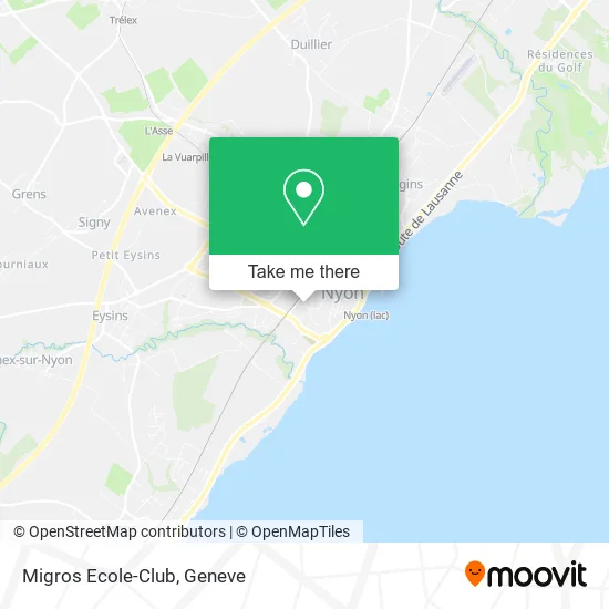 Migros Ecole-Club map