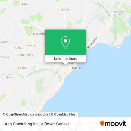 Aeg Consulting Inc., à Dover Karte