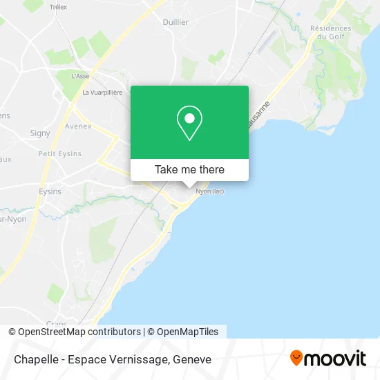 Chapelle - Espace Vernissage map