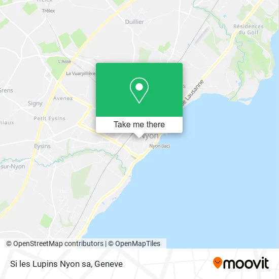 Si les Lupins Nyon sa map