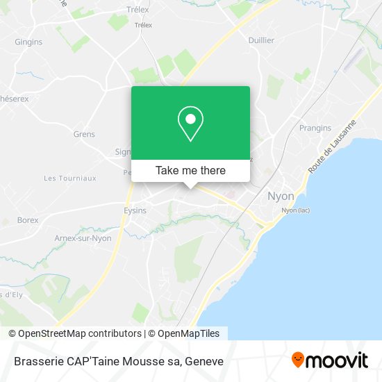 Brasserie CAP'Taine Mousse sa map
