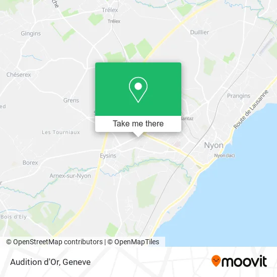 Audition d'Or map