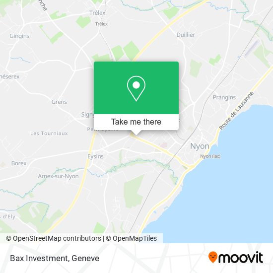 Bax Investment map