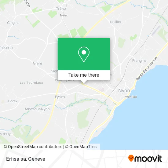 Erfisa sa map