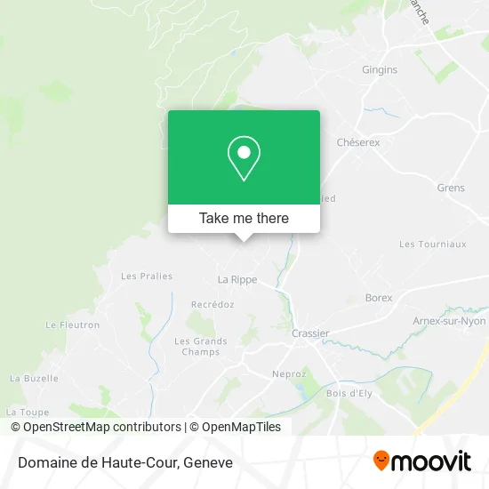 Domaine de Haute-Cour map