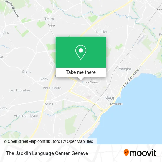 The Jacklin Language Center map